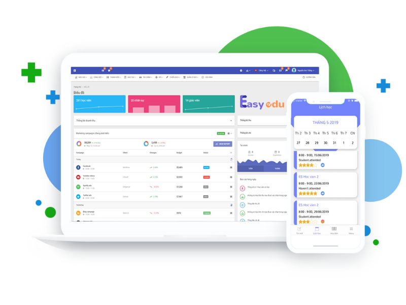 Phần Mềm Quản Lý Trung Tâm Tiếng Anh Easy Edu