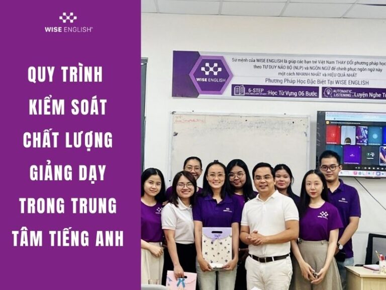 Thế nào là quy trình kiểm soát chất lượng giảng dạy?