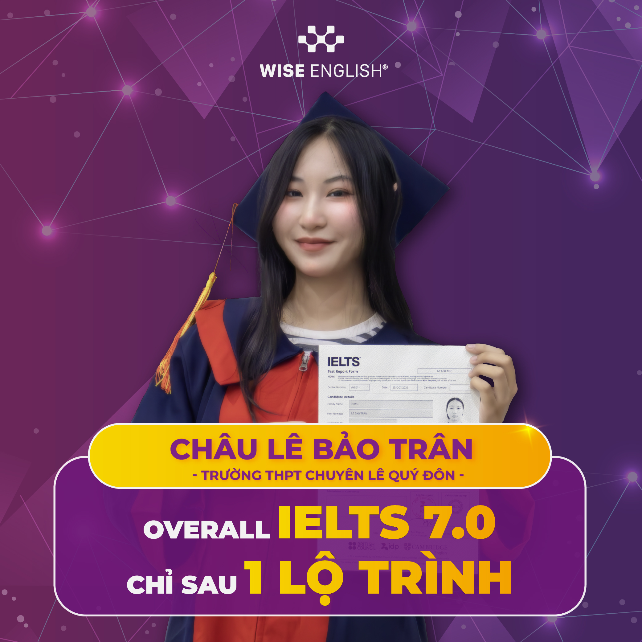 Hoc viên Châu Lê Bảo Trân WISE ENGLISh