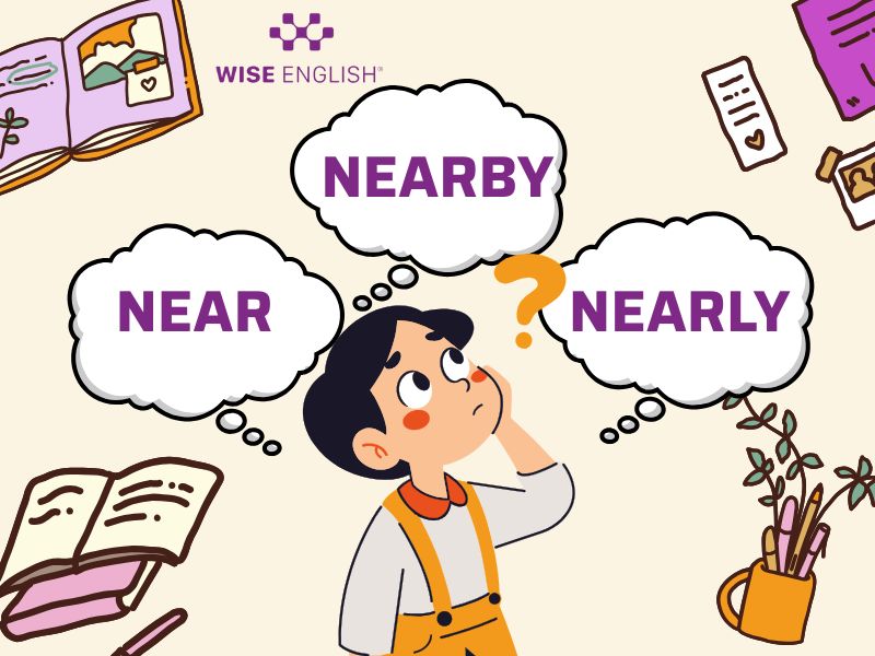 Phân biệt Near và Nearby Nearly trong tiếng Anh một cách dễ dàng 2 Near và nearby nearly