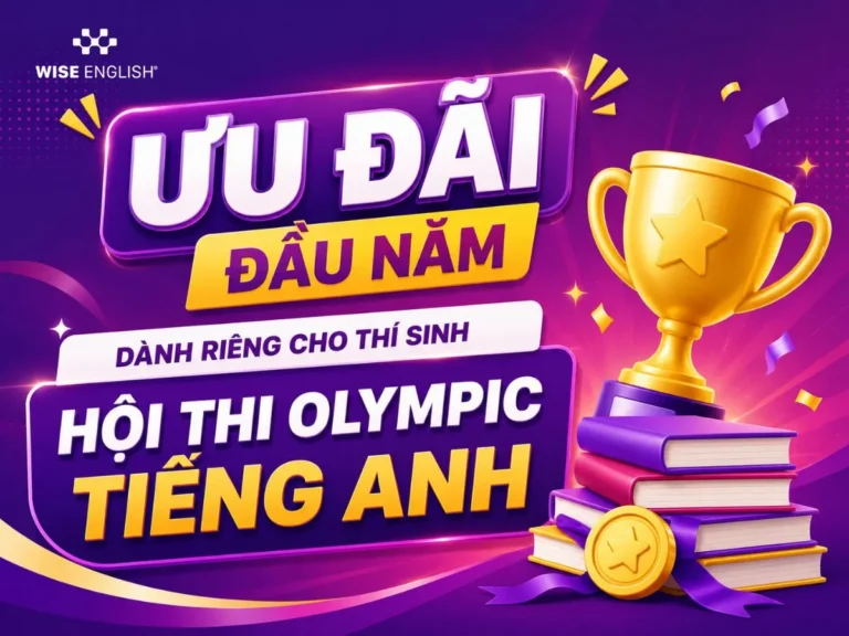 Ưu đãi đầu năm cho thí sinh hội thi Olympic Tiếng Anh