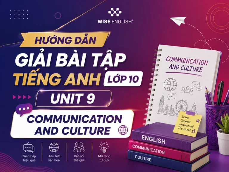 Hướng Dẫn Giải Bài Tập Tiếng Anh lớp 10 unit 9 Communication and Culture