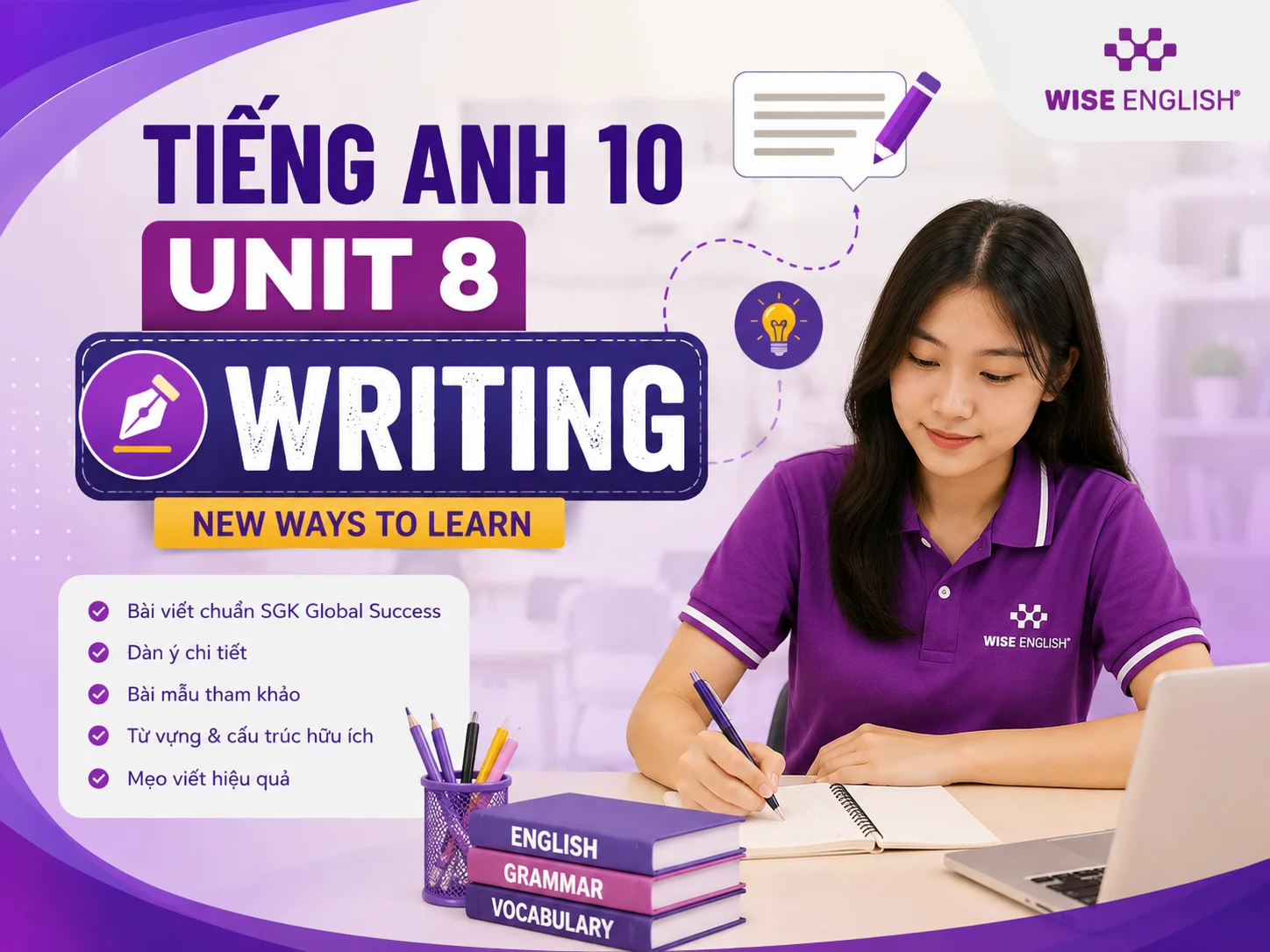 Tiếng Anh 10 Unit 8 Writing