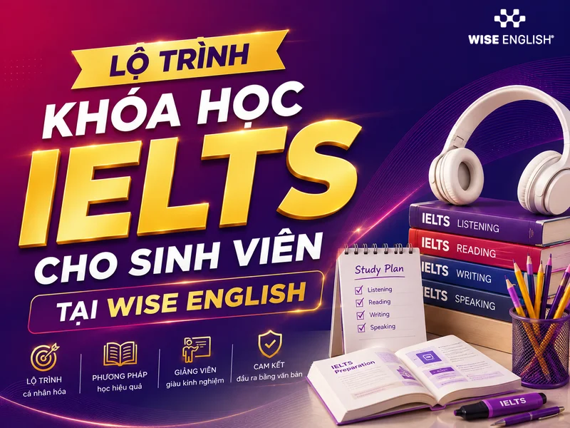 Lộ Trình Khóa Học IELTS Cho Sinh Viên Tại WISE English