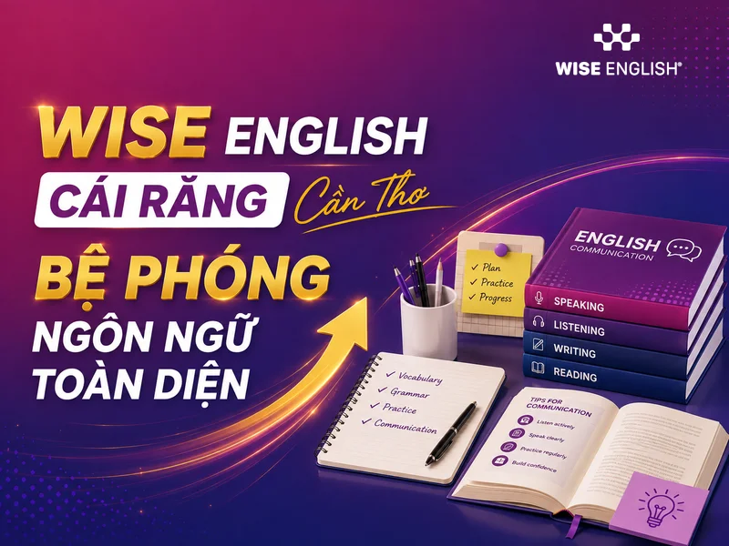 WISE English Cái Răng Cần Thơ – Bệ Phóng Ngôn Ngữ Toàn Diện
