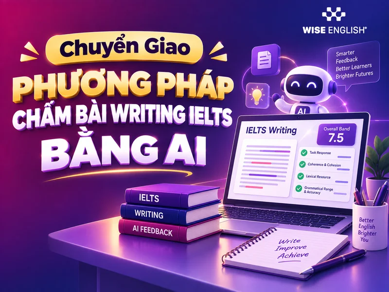 Chuyển Giao Phương Pháp Chấm Bài Writing IELTS Bằng AI