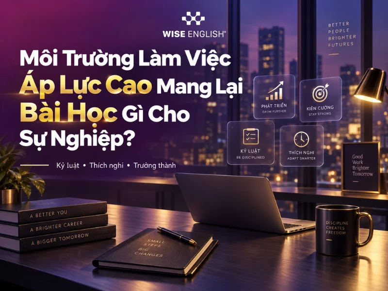 Môi Trường Làm Việc Áp Lực Cao Mang Lại Bài Học Gì Cho Sự Nghiệp?