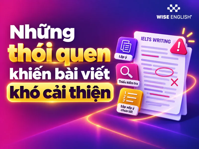Những thói quen khiến bài viết khó cải thiện