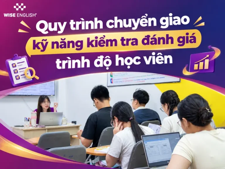 Quy trình chuyển giao kỹ năng kiểm tra đánh giá trình độ học viên