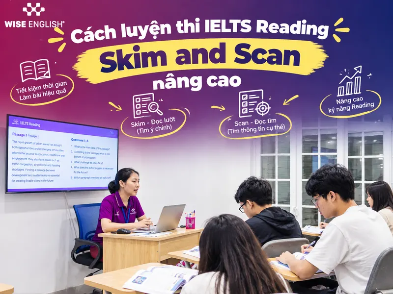 Cách luyện thi IELTS Reading Skim and Scan nâng cao