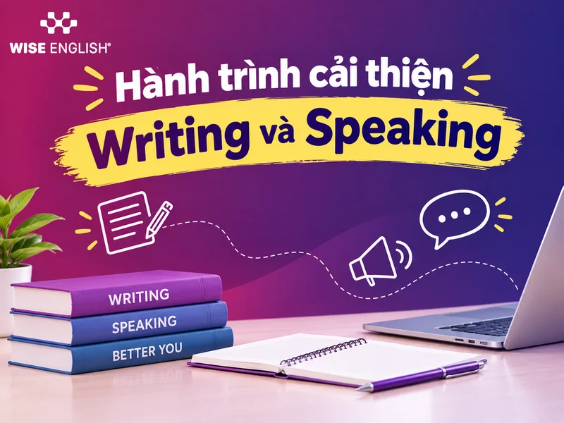 H&agrave;nh tr&igrave;nh cải thiện Writing v&agrave; Speaking