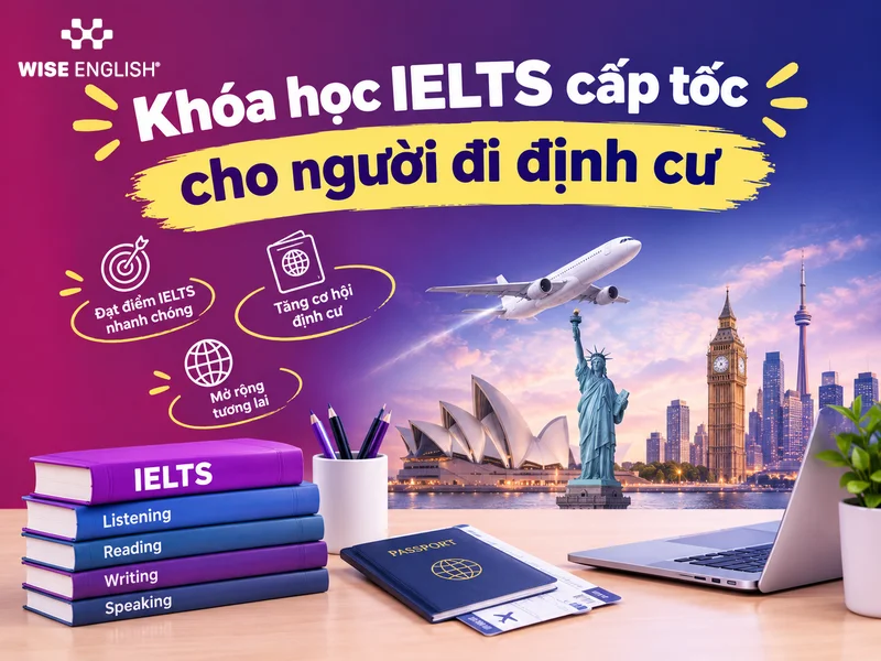 Kh&oacute;a học IELTS cấp tốc cho người đi định cư