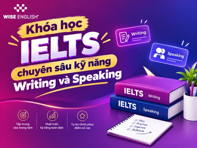 Khóa học IELTS chuyên sâu kỹ năng Writing và Speaking