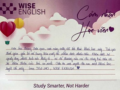 cảm nhận học viên wise english