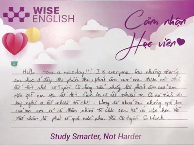 cảm nhận học viên wise english
